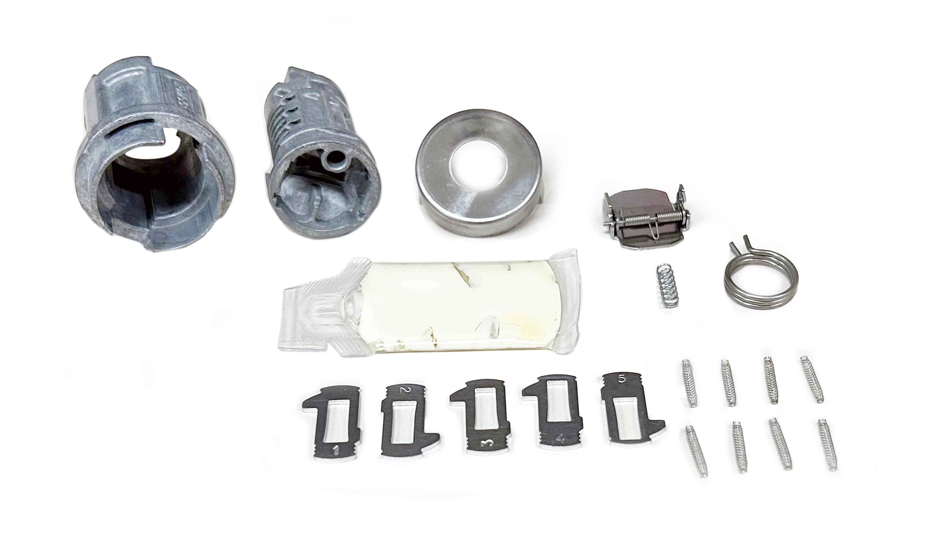 7027123 Ford RH (Right Hand) Door Lock - Full Repair Kit - Strattec Lock Part - 2020-2024 Ford Police Explorer