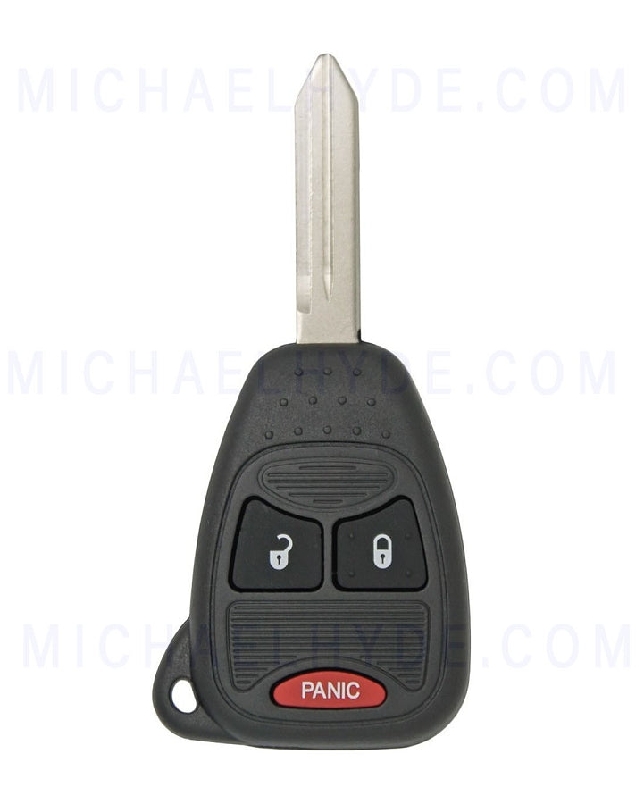 ILCO RHK-CHRY-3B1 - 3 Button Remote Head Key with Transponder - FCC: OHT692427AA, 713AA - 56040649, 05175789, 05175786AA, 05175817AA
