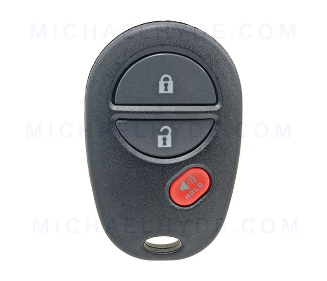 ILCO RKE-TOY-3B1 - 3 Button Fob Remote - FCC: GQ43VT20T - for Toyota - OE# 89742-AE010, 89742-AE011 - AX00010420