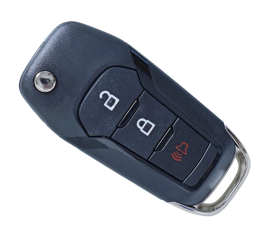 2015 Ford F150 (3 Btn Flip Key Remote) Strattec 5923667, HU101, 2 Track, 315mhz - Closeouts