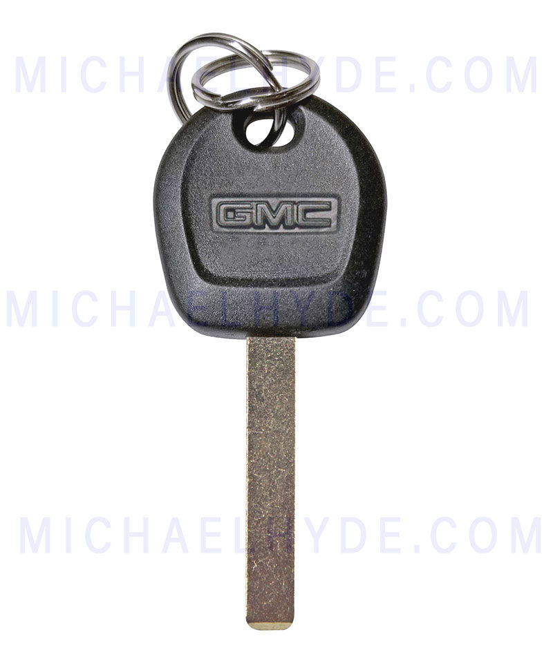 Strattec 5935765 Transponder Key - 8 or 10 cut - HU100 - GMC Logo