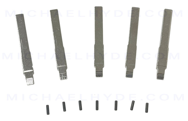 2020+ Ford Escape, F150, Raptor, Maverick - Flip Blades - 5 pack - Strattec 5942527, HU198, 2 Track, 164-R8314