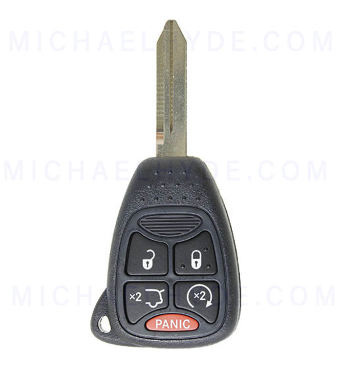 Liberty 2008-12 Jeep 5-Button Remote Head key (Factory Original) 68029834AA - FCC: OHT692713AA - Closeout