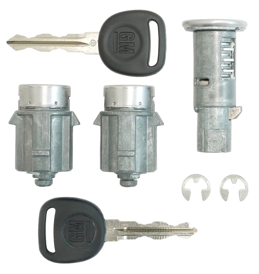 Strattec 7024636 - Circle+ Ignition & Door Lock Set, Coded with Keys