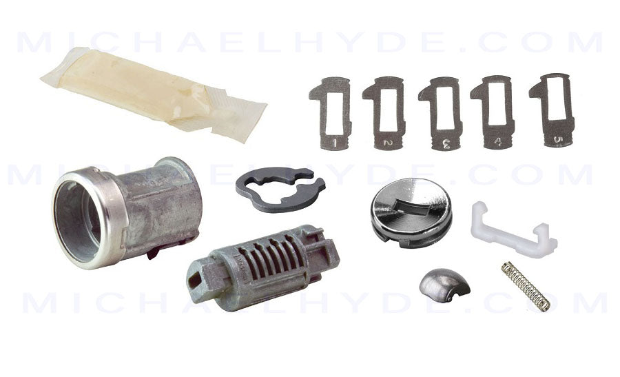 707592 Ford Ignition lock, (uncoded without keys) Full Repair Kit - Strattec Lock Part
