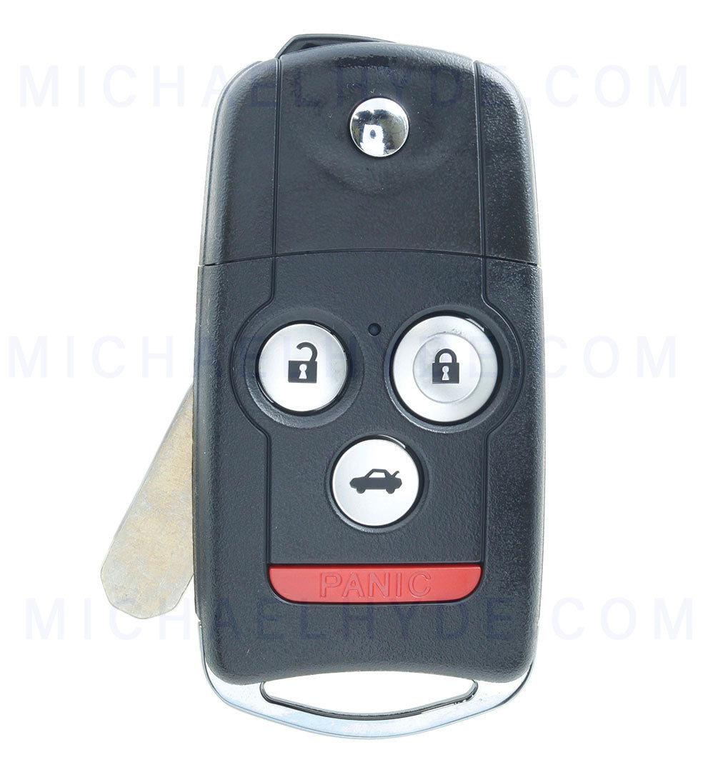 ILCO FLIP-ACURA-4B2 - ACURA 4 Button Flip Key - FCC: OUCG8D-439H-A - OE# 35111-SEP-306 / 35111-SEP-307 - AX00013480 - Closeouts