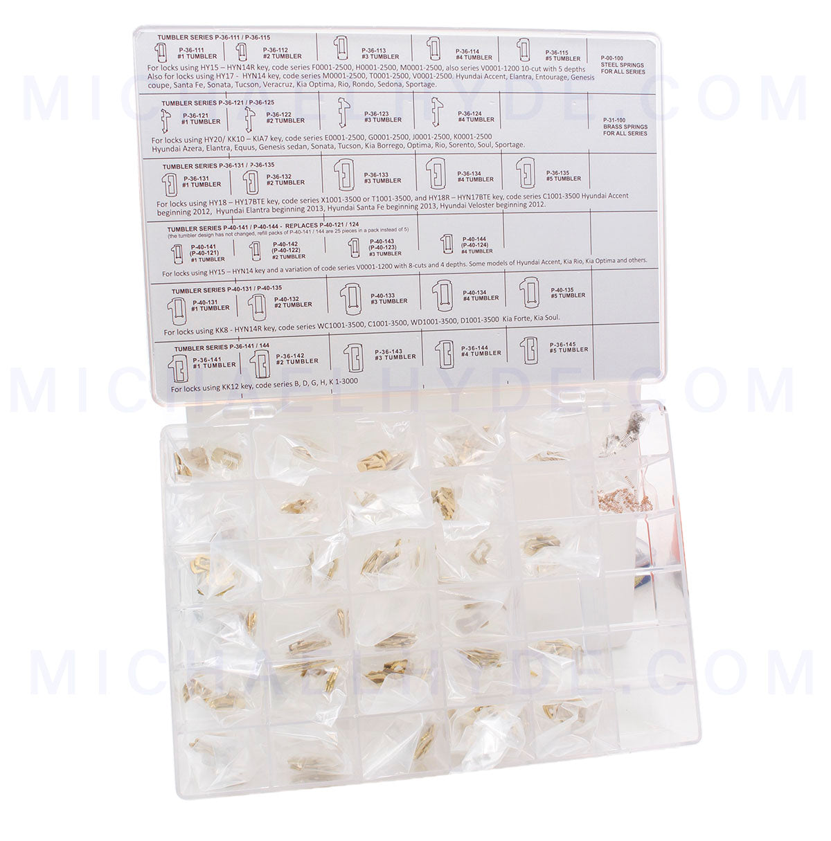 ASP A-36-103 Newer Hyundai and Kia Tumbler Bitting Kit - A36103