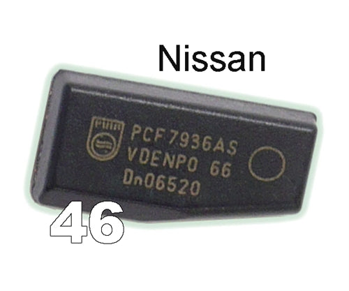 Nissan (46) Philips (NXP) Crypto2 Wedge Type Chip - PCF7936 N104