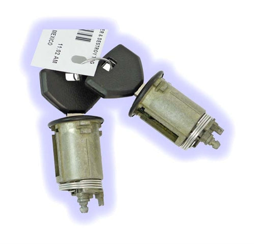 ASP DL6948, Chrysler Door Lock, Coded Pair with Keys, Black Color, LockCraft (DL6948)