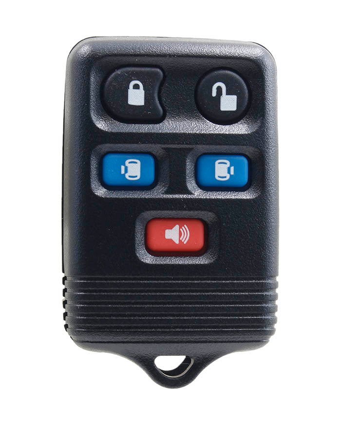 Ford 5 Button Replacement Remote Case with Rubber Pad