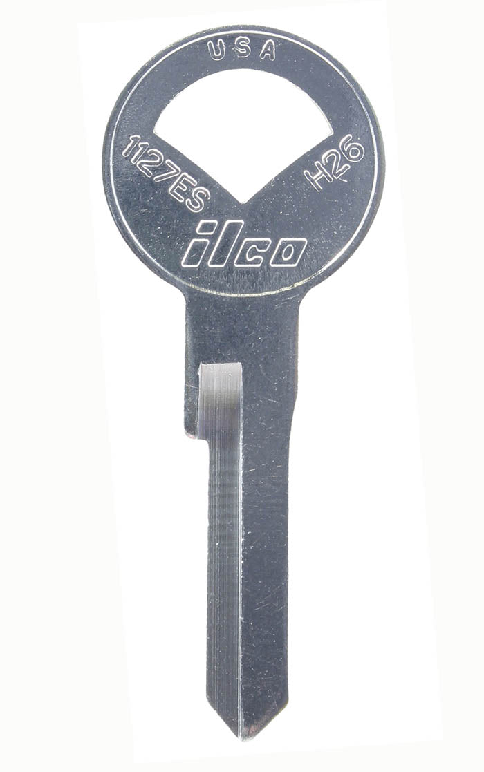Ford Older models H26 - 1127ES Keyblanks, sold in 10pk, Secondary Key