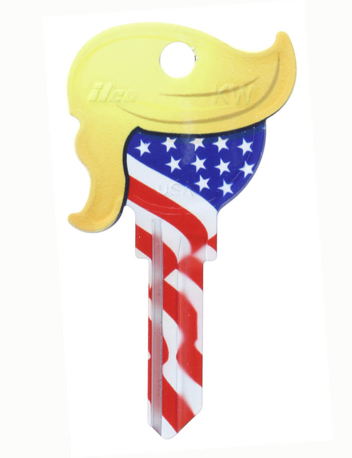 KW1 - The Donald - Personali-Keys from ILCO - Kwikset KW1 - KW-SHAPES-DONALD - AK00030830