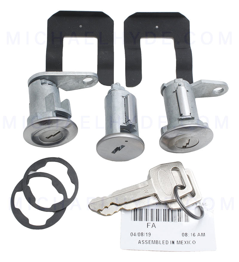 LS1555, Ford, Lincoln, Mercury Ignition & Door Locks, Coded Set with Keys, LockCraft (LS1555)