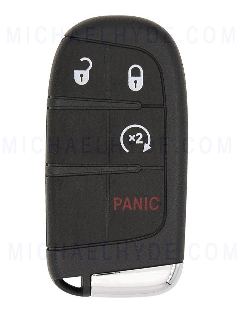 ILCO PRX-JEEP-4B3 - Jeep Renegade 4 Button Prox - FCC: M3N-40821302 - Aftermarket for Jeep - OE# 735636994, 6BY88DX9AA, 68264811AA, 68266733AA, 6FD98DX9AA