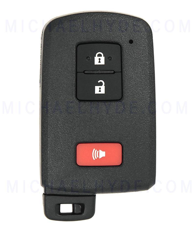 ILCO PRX-TOY-3B10 - Toyota 3 Button Prox - FCC: HYQ14FBA - Emergency Key Included - Aftermarket for Toyota - OE# 89904-52290 (G Board) - AX00014940 - 036448257133
