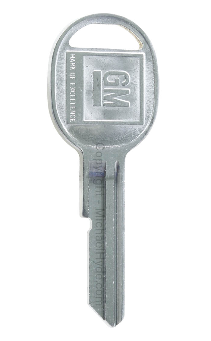 320405 Strattec GM (B45-H) - 10pack Key, Buick, Cadillac, Chevy, Olds, Pontiac