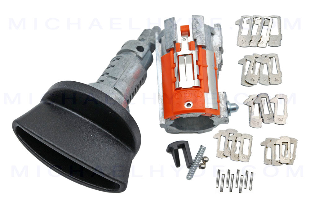 Ford Ignition Kit ASP C-42-195 Ignition Lock Cylinder with Tumblers & Springs - H75 Keyway - similar to C-42-182, C-42-185, LC6177U, and LC6177SP (C42195, 707624)