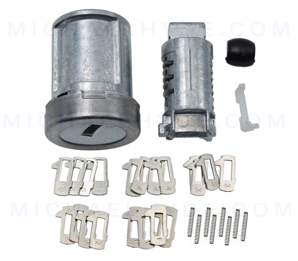 Ford Ignition Kit ASP C-42-197 Ignition Lock Cylinder with Tumblers & Springs - H75 Keyway - similar to Ford AU5Z-11582-A, 5S4Z-11582-BB, 5F9Z-11582-BA, 2L2Z-11582-B, XS4Z-11582-AC