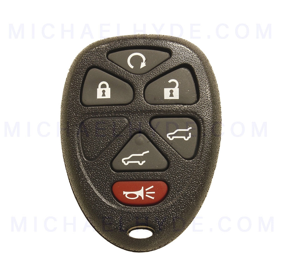 GM 6 Button Remote Case (P) - Replacement Shell