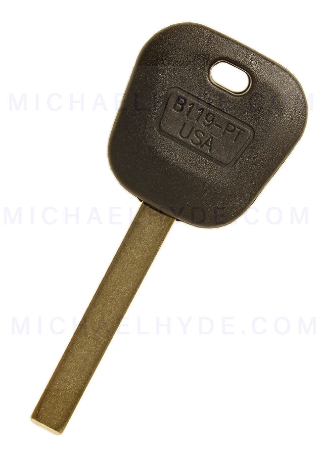 Ilco GM B119-PT Transponder 2-Track Key - AX00006753