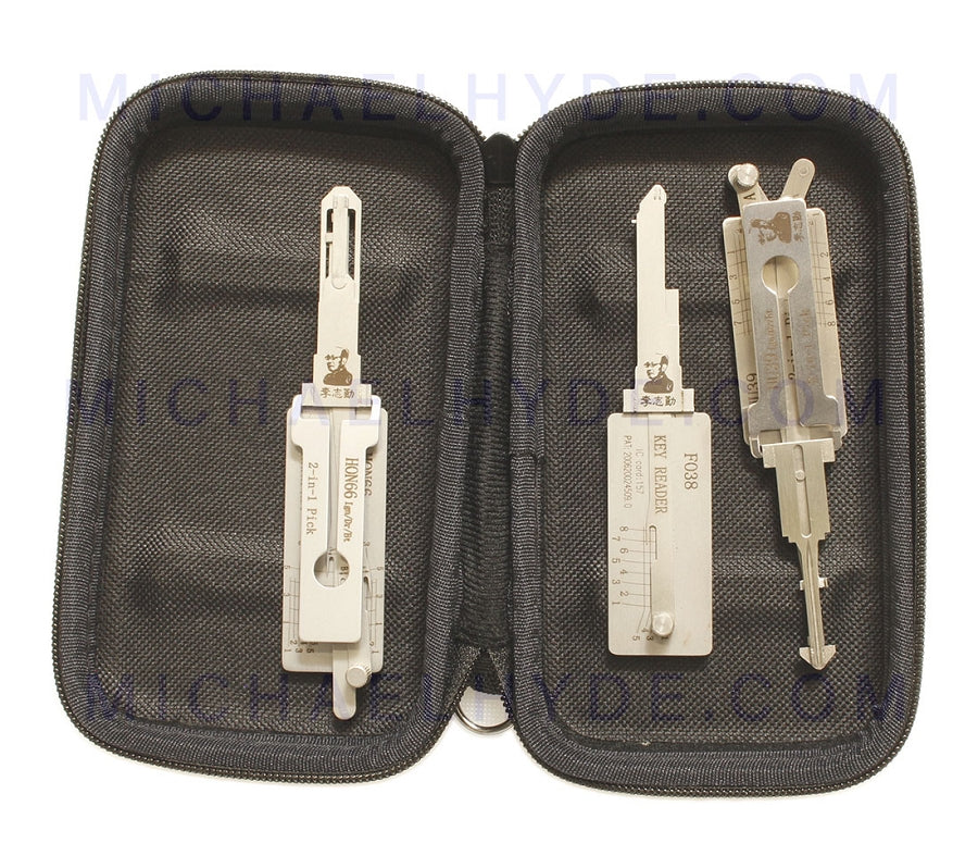 Small Magnetic Holder for Lishi Tools - Holds 4 tools - Great Locksmith Tool Case - CLOSEOUTS