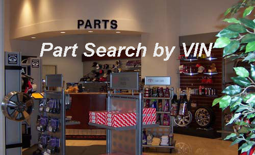 Part search by VIN through car dealer