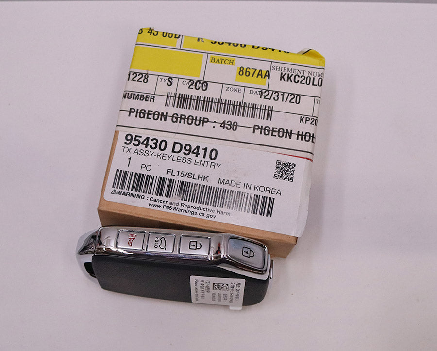 KIA - Remote Flip Fob - 4 Button - OEM - 95430-D9410 -  Sportage - Closeouts