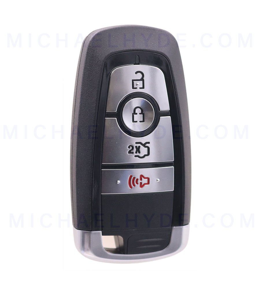 Ilco PRX-FORD-4B5 - Ford 4 Button Proximity Remote Fob - FCC: M3N-A2C93142300 - Aftermarket for 164-R8150 - 036448259779 - Emerg Key Included