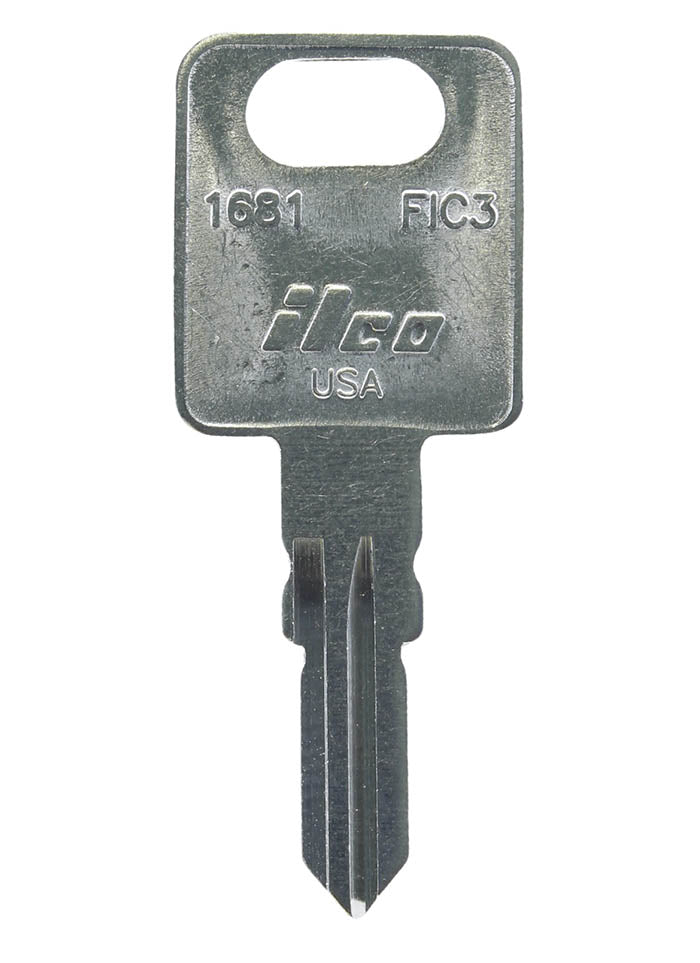 FIC3 - 1681 Cabinet Keys - ILCO - RV Motorhome - Fastec Industrial Motor Home Key - 10 pack