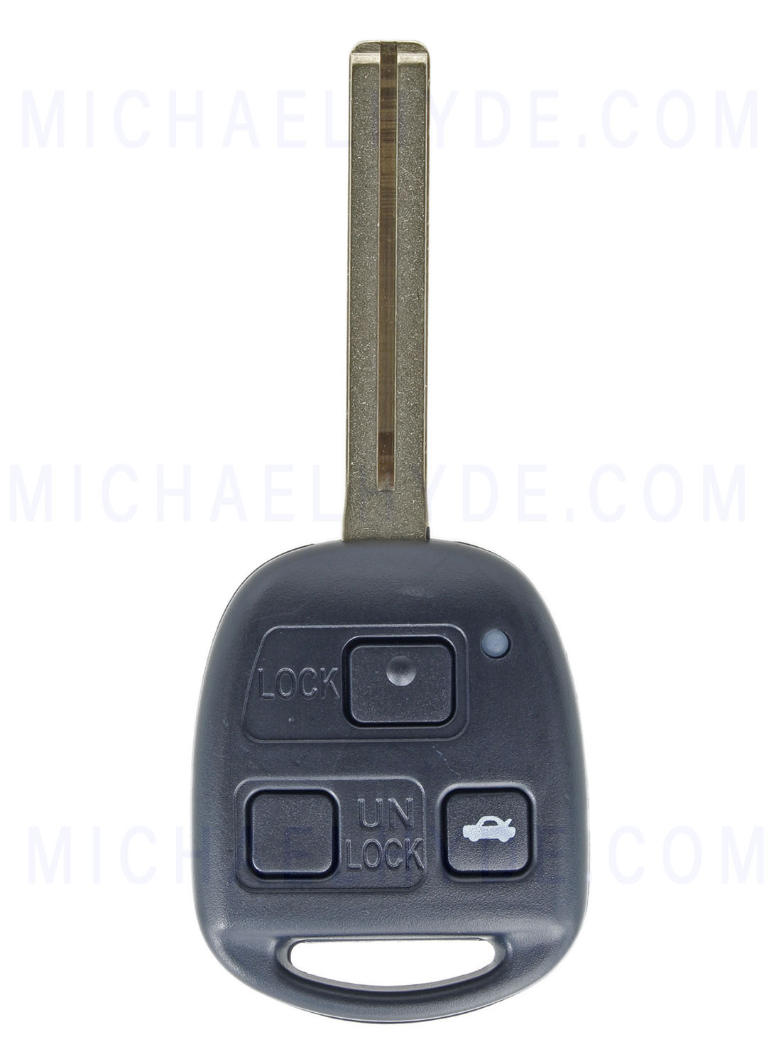 ILCO RHK-LEXUS-3B4 - Lexus 3 Button Remote Head Key - 4C Chip - TOY40 4 Track - FCC: HYQ1512V - AX00012150 - OE# 89070-50170