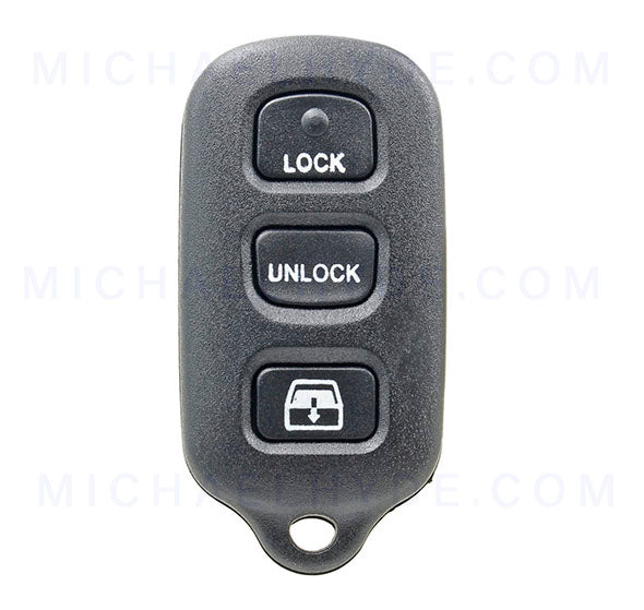 ILCO RKE-TOY-4B4 - 4 Button Fob Remote - FCC: HYQ12BBX - for Toyota - OE# 89742-35050 - AX00011390