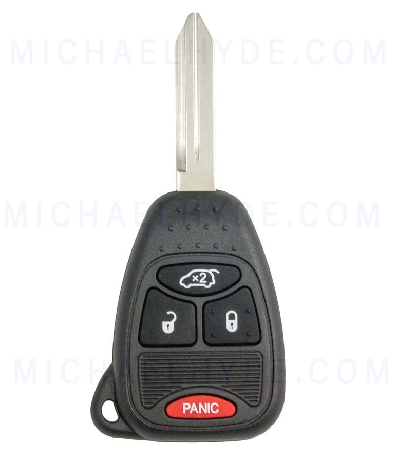 ILCO RHK-CHRY-4B1 - 4 Button Remote Head Key with Transponder - FCC: OHT692427AA, 713AA - 56040649, 05175789, 05175786AA, 05175817AA