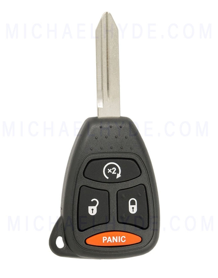 ILCO RHK-CHRY-4B3 - 4 Button Remote Head Key with Transponder - FCC: KOBDT04A - AX00011840