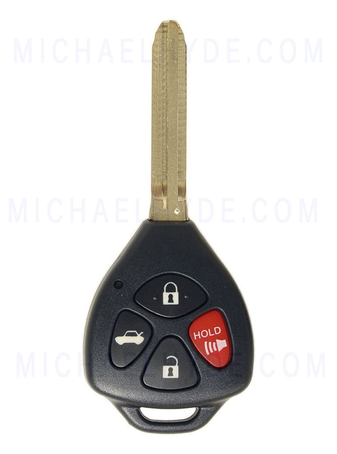 ILCO RHK-TOY-4BD - 4 Button Remote Head Key - FCC: HYQ12BBY - for Toyota with 4D67 Chip - OE# 89070-06232 - AX00010750