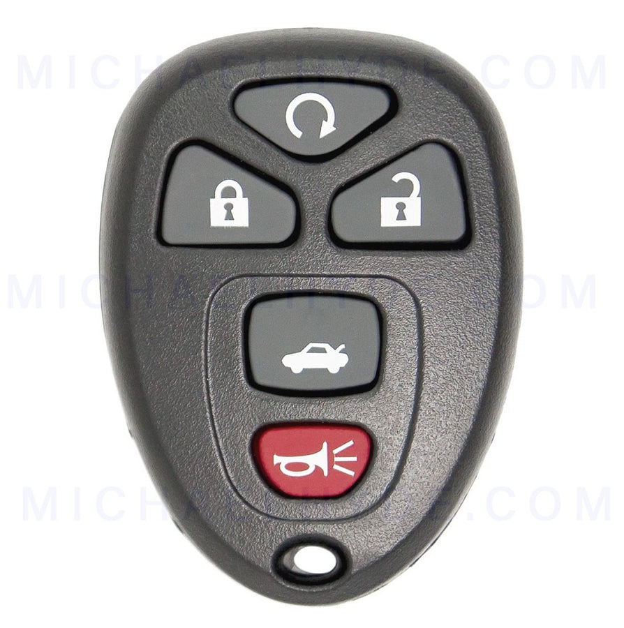 ILCO RKE-GM-5B3 - 5 Button Fob Remote - FCC: OUC60270, OUC60221 - Buick, Cadillac, Chevy - OE# 10337867, 15912860, 20935331, 2295217 - AX00010520