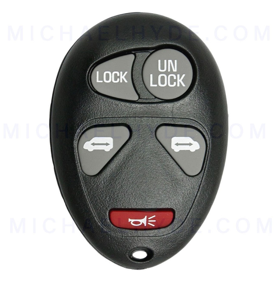 ILCO RKE-GM-5B5 - 5 Button Fob Remote - FCC: L2C0007T - Chevy, Oldsmobile, Pontiac - OE# 10335582, 10335588, 10335587 - AX00011800