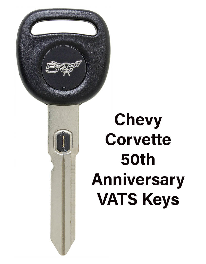 Chevy Corvette 50th Anniversary Double Sided VATS Keys - 691502-691515