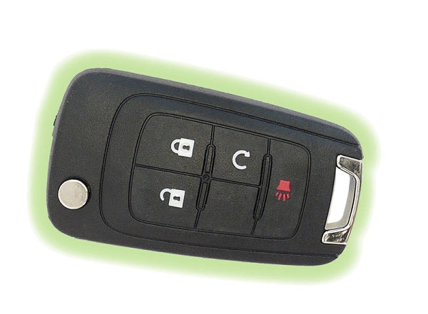 5913597 Chevy Camaro & Equinox 4-Button Remote Key - Strattec - HU100