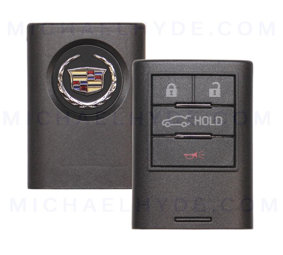 Cadillac SRX (2010-14) 5 Button Proximity Remote Fob - Strattec 5931857 - FCC: NBG009768T - 315 MHz