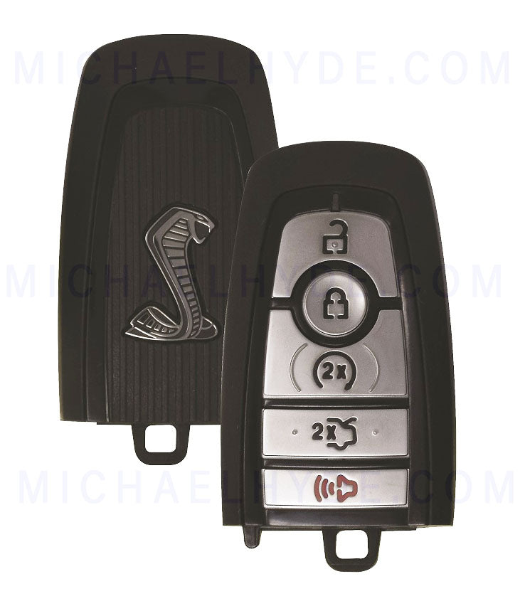 2020 Ford Mustang - 5 Button - Gen 5 PEPS Key - COBRA Logo - 902 MHZ - Strattec 5938043 (164-R8233)