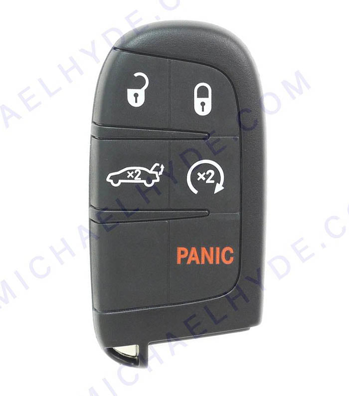 2012-2013 Dodge Dart - 5 Button - Proximity Remote Fob - 68225803AB, 56046777AB - FCC: M3N-40821302