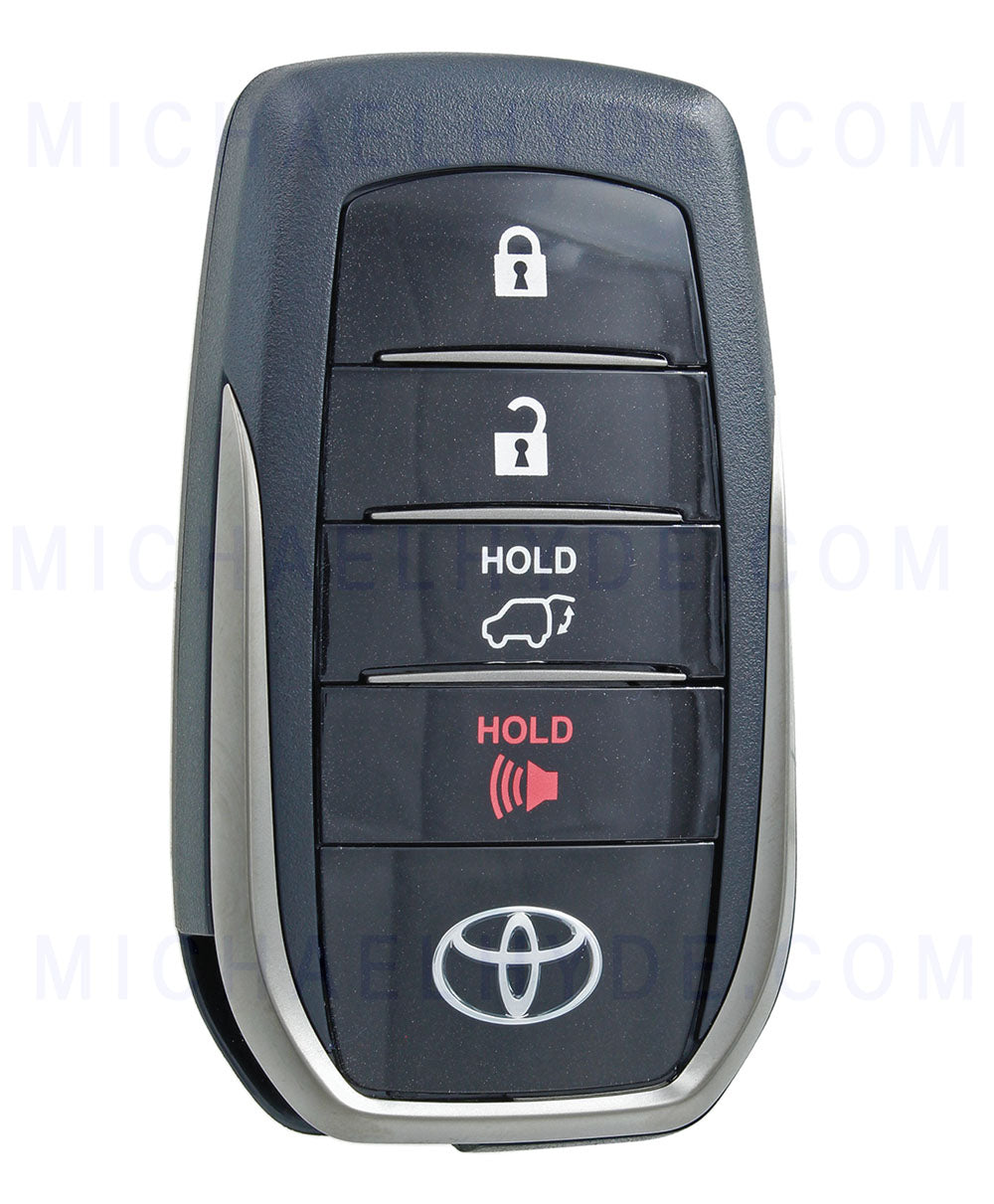 2018+ Toyota Land Cruiser Proximity Remote Fob (with PWR Rear Door) 8990H-60M80 - FCC: HYQ14FBA - Toyota Factory Original