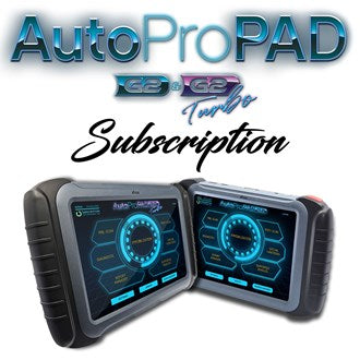 1 YR Software  Subscription for Auto Pro Pad - for G2 Devices only