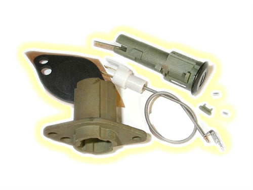 Lincoln Rear Lock (Boot, Hatch, Trunk, Deck), Coded Lock with Keys - with Factory Alarm, ASP# B-42-120, B42120