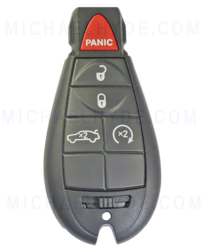 Dodge Challenger (2009) Fobik Remote 5 Buttons - with KEYLESS GO (Factory Original) 68052144AB - Closeout
