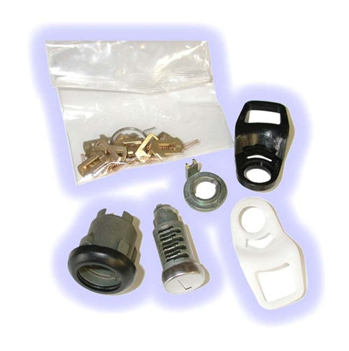 ASP D-23-208, Lemans 88-92 Door Lock, Uncoded service pack including pawl-tailpiece (Right & Left) (D23208)