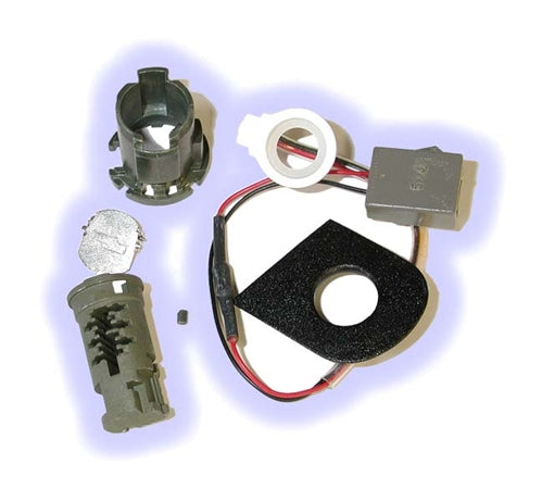 ASP D-42-214, Ford Door Lock, Uncoded service pack Left Hand, lighted keyhole (D42214)