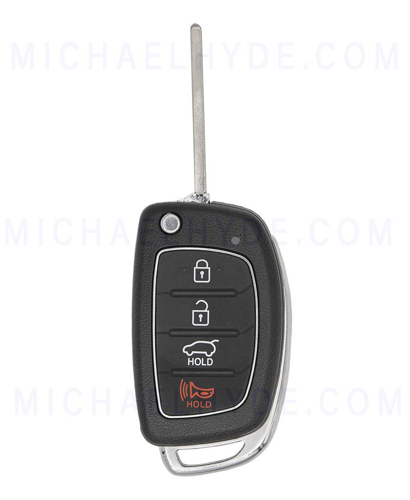 ILCO FLIP-HYUN-4B4 Hyundai 4 Button Flip Key (TQ8-RKE-4F31 (DM 4BT) AX00014480 036448256044