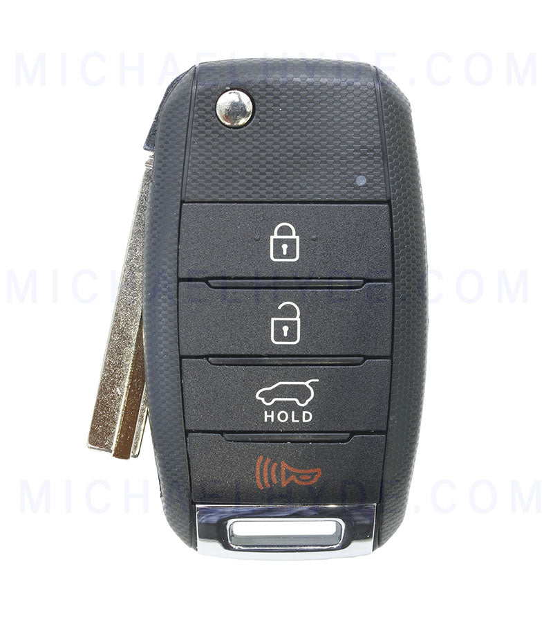 ILCO FLIP-KIA-4B8 - Kia 4 Button Flip Key - FCC: OSLOKA-910T - 036448258147 - OEM# 95430-C5100 - AX00015240