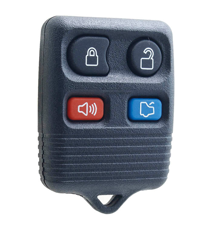 Ford 4-Button Remote Fob - Ford Remote - Quality- AfterMarket Replacement  - Any Quantity One Low Price - with Battery - FCC: CWTWB1U212, 322, 331, 345
